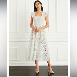 Collector’s Edition Ellie nap dress -white lace